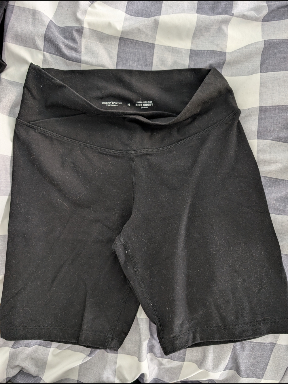 Old Navy Black High-Rise Bike Shorts